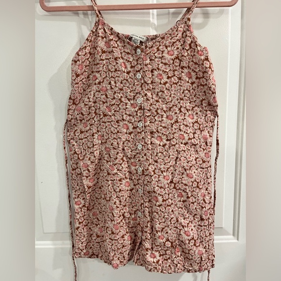 American Eagle Outfitters Dresses & Skirts - American Eagle Outfitters Floral Button-Down Dress - Pink and White